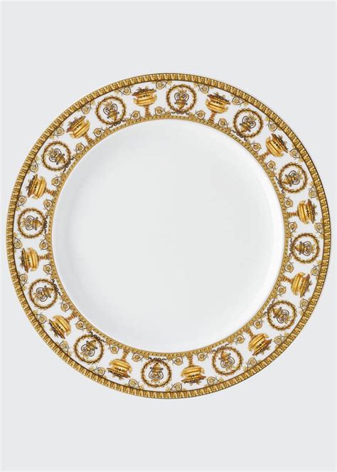 Versace I Love Baroque Bianco Dinner Plate 